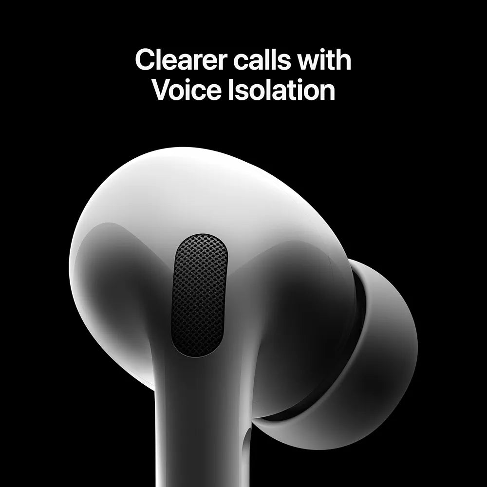 Apple AirPods Pro (2nd Generation) with MagSafe Charging Case – Active Noise Cancellation, Transparency Mode, Spatial Audio, H2 Chip, Sweat & Water Resistant