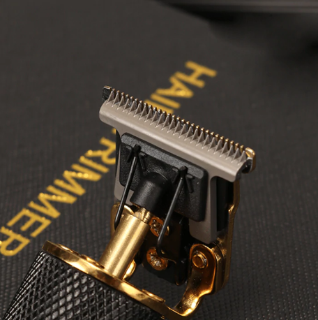 T9 Vintage Professional Hair Trimmer for Men – Cordless USB Rechargeable Shaver & Barber Clipper, Zero-Gapped T-Blade for Hair, Beard.